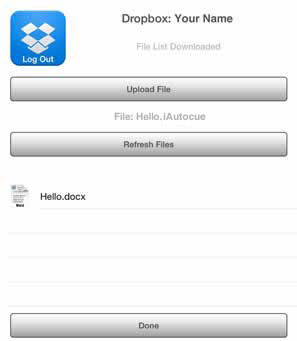 DropboxUpload